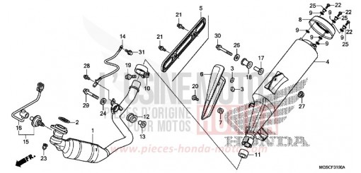 EXHAUST MUFFLER NC700DD de 2013